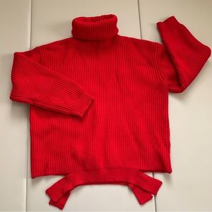 Oversized Red Sweater